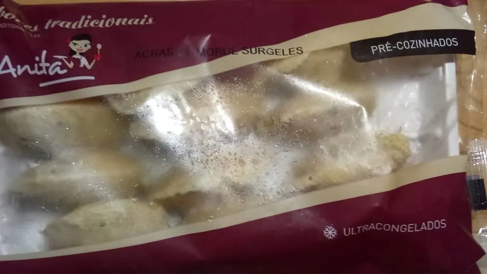 Acras de morue surgelés