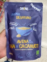 Avena sin gluten, chía y cacahuete