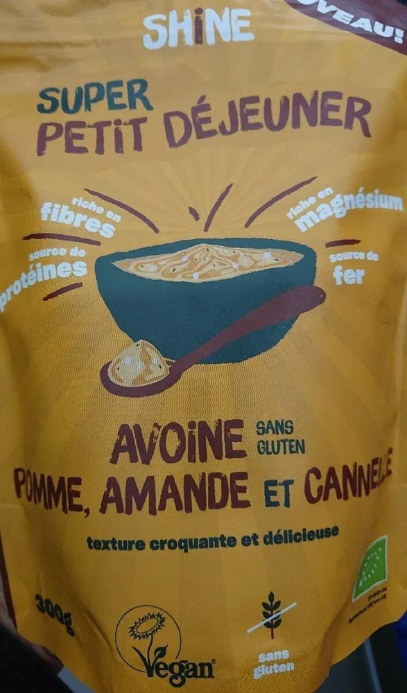Super petit déjeuner Avoine, Pomme, Amande et Cannelle