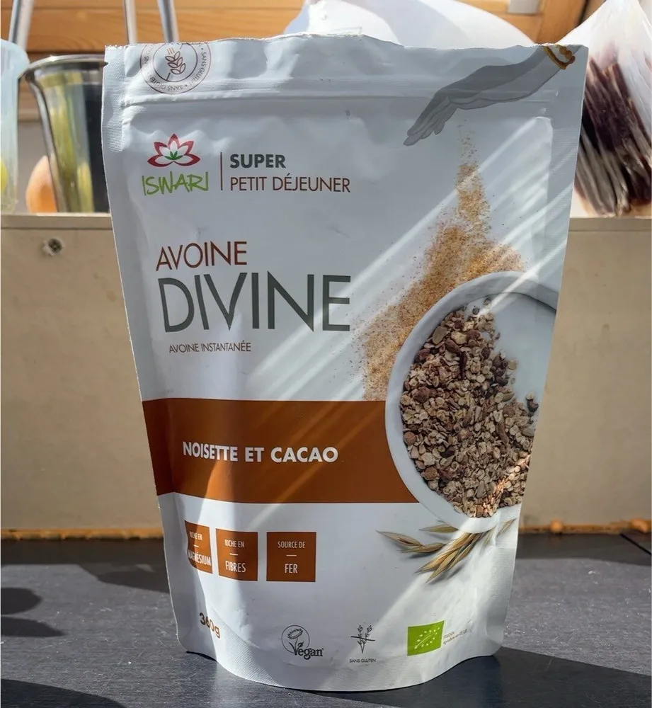 AVOINE DIVINE AVOINE INSTANTANEE NOISETTE ET CACAO