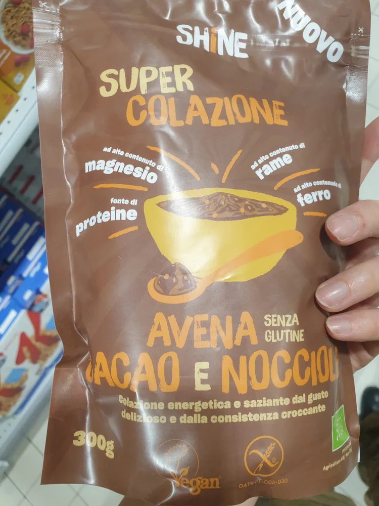 Super Colazione Avena Cacao e Nocciole