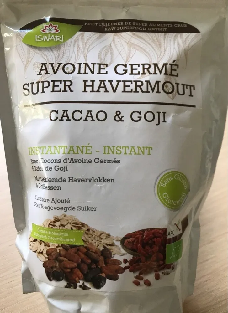 Avoine germé - cacao & goji