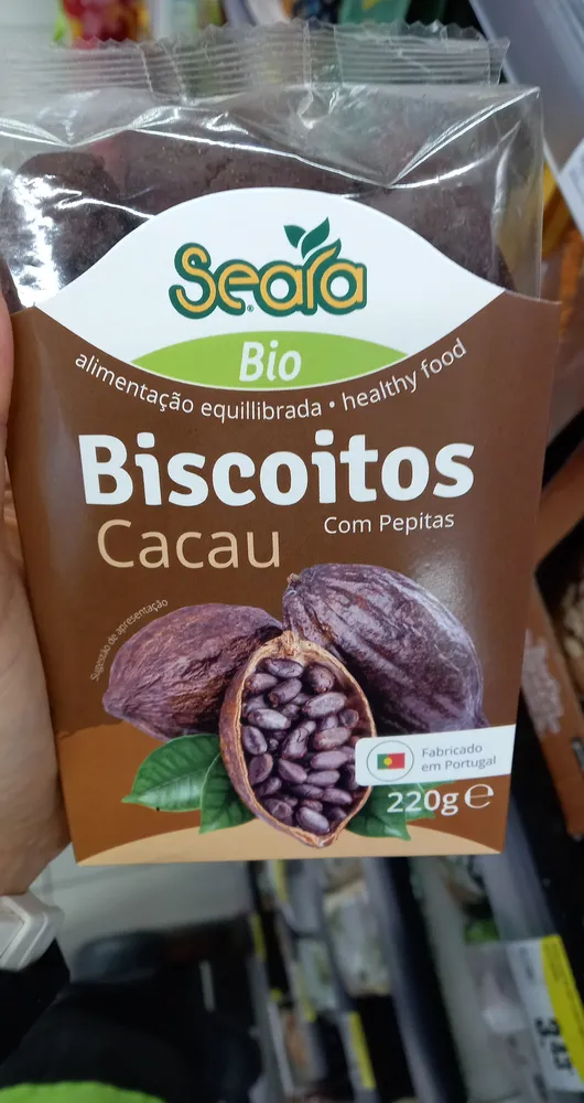 Biscoito Cacau Bio