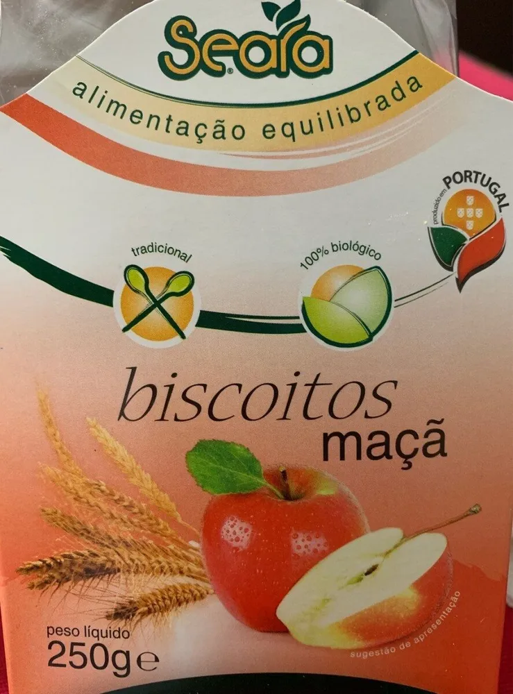 Biscoitos de maça
