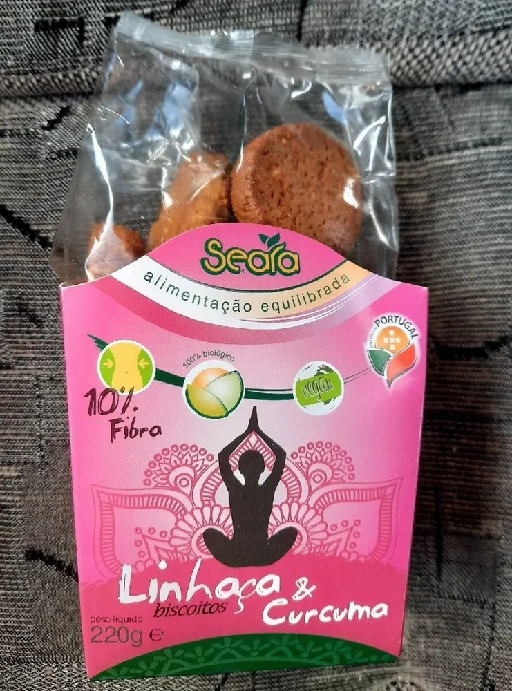 Linhaça&Curcuma biscoitos