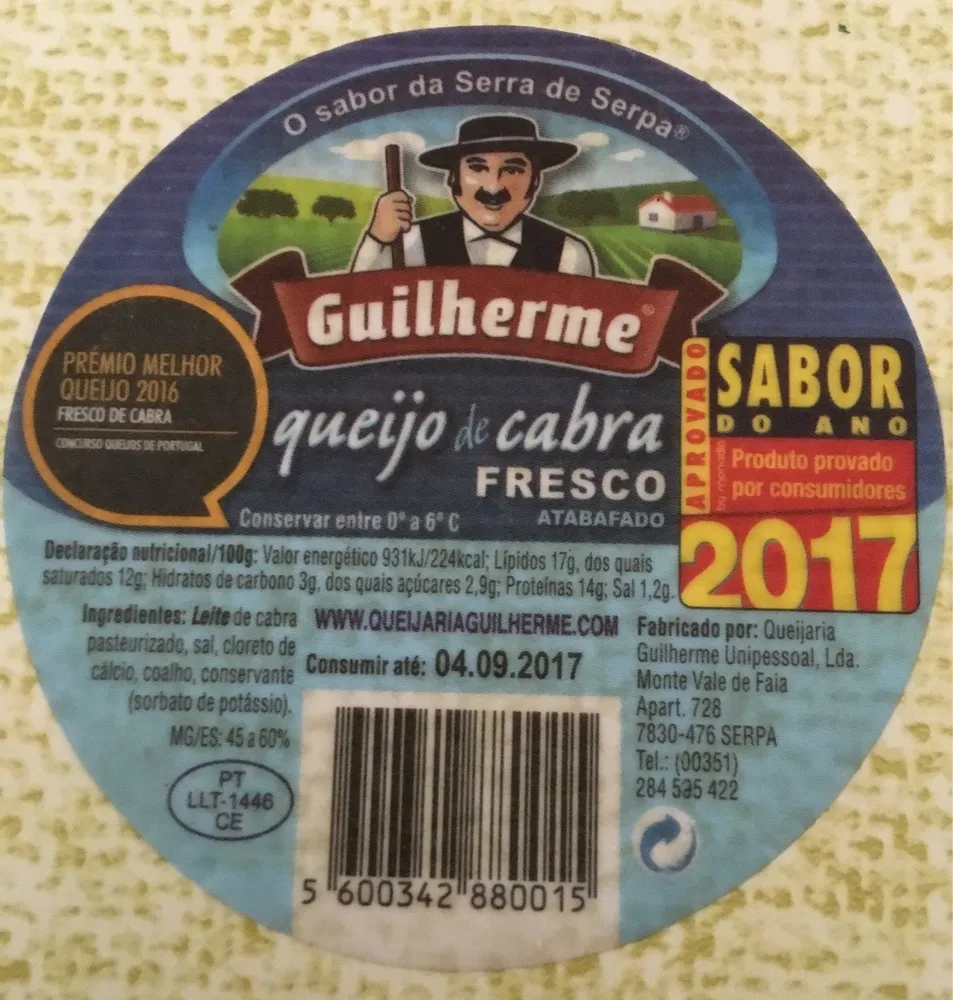 Queijo de Cabra Fresco Atabafado