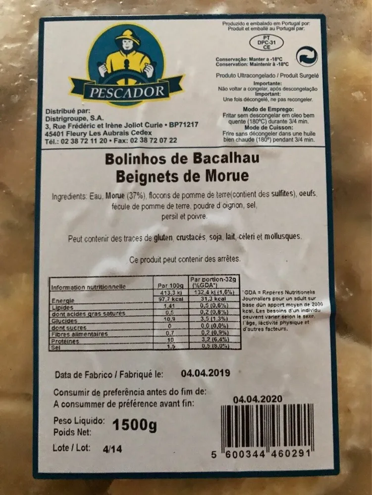 Beignets de morue