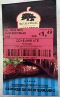 Salsicha fresca de porco preto clássica