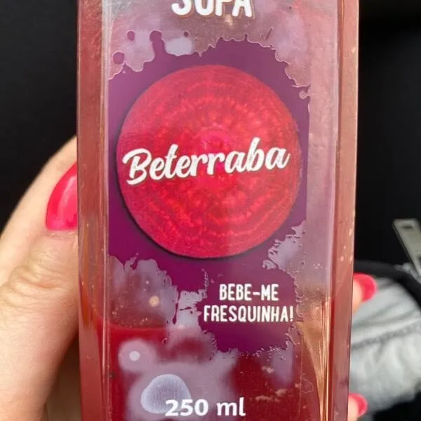 Sopa fria de beterraba