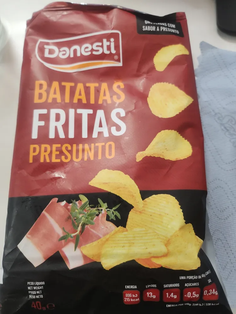Batatas fritas presunto
