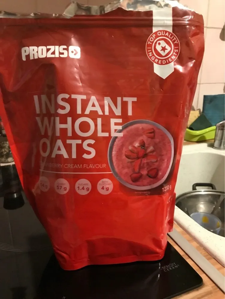 Instant whole oats parfum crème fraise