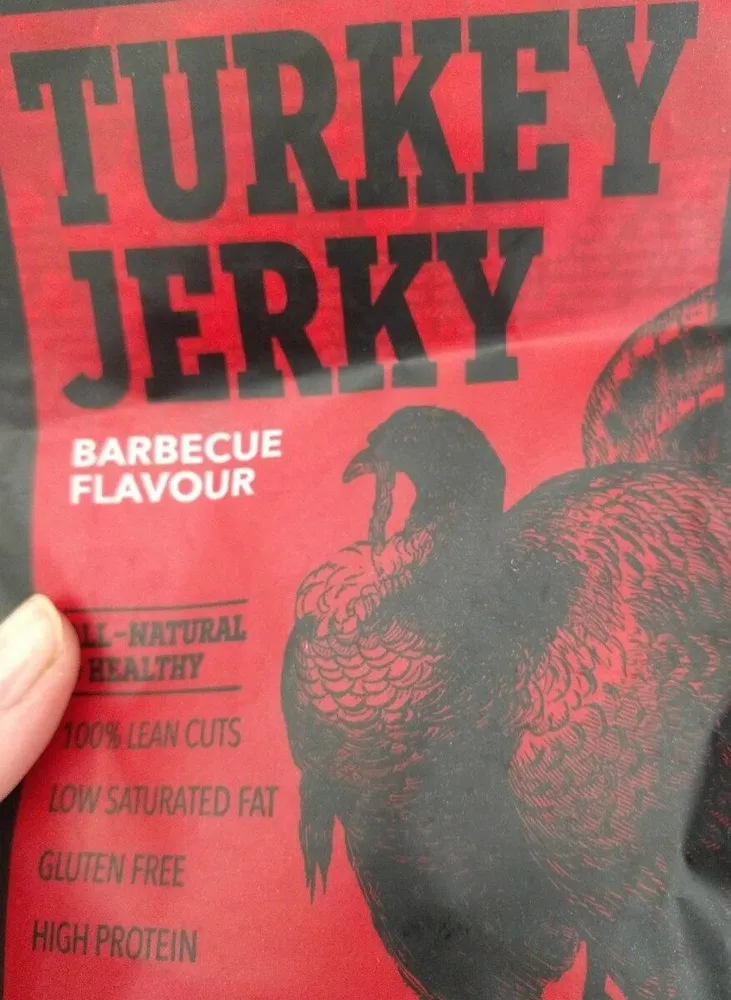 Tukey jerky barbecue flavour