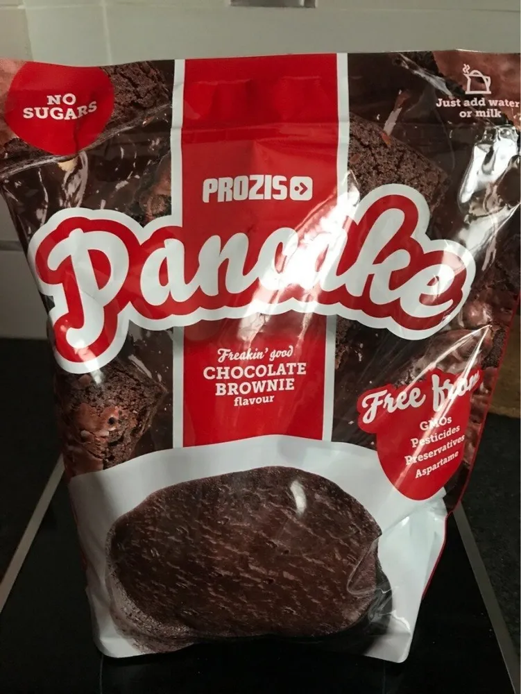 Pancake chocolate brownie