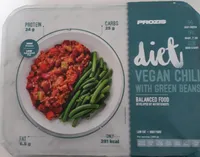 Diet Vegan chili with green beans