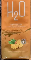H₂O Infusion tangy pineapple flavor