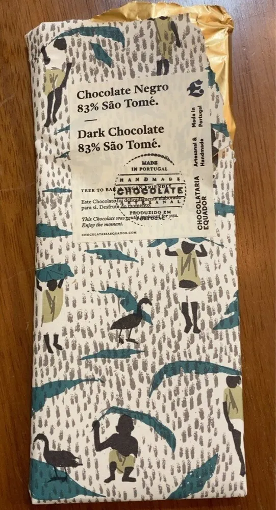 Chocolate negro 83% São Tomé