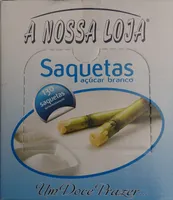 Saquetas açúcar branco
