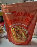 Smoothie bowl premix banane, papaye et mangue