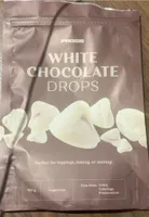 White chocolate drops