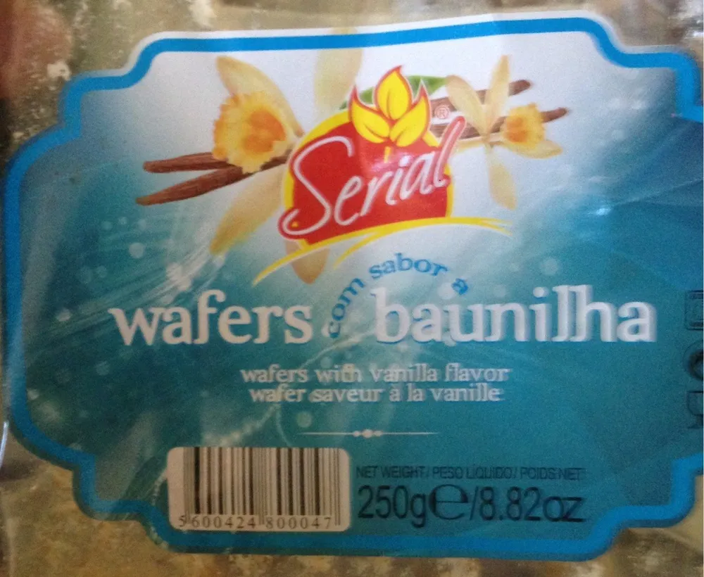 Bolacha Wafers baunilha