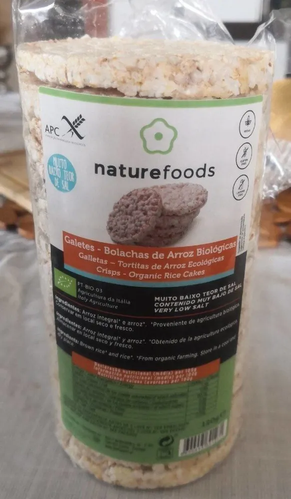 Bolachas de Arroz Biologicas