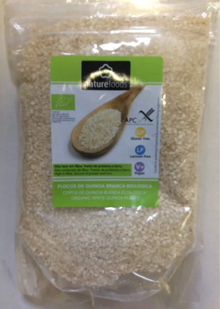 Copos de quinoa blanca ecologica