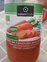 Sumo de cenoura biologica