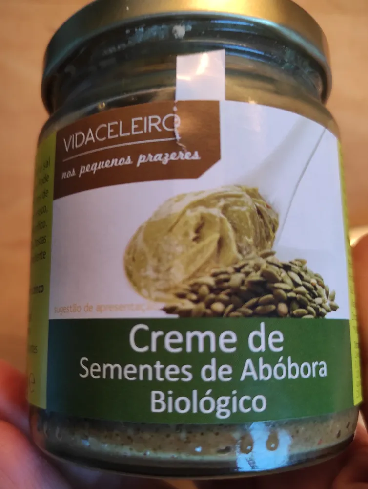 Creme de Sementes de Abóbora Biológico