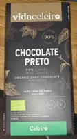 Chocolate preto 90% cacau biológico