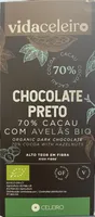 Chocolate Preto 70% Cacau com Avelãs Bio