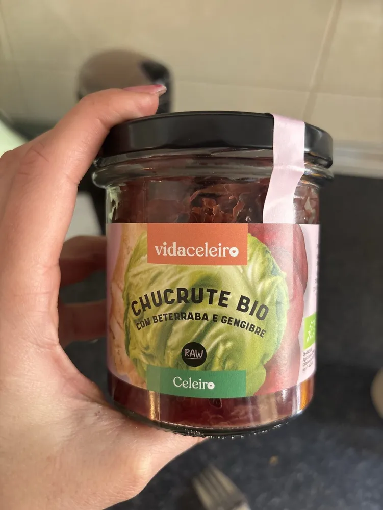 Chucrute Bio com Beterraba e Gengibre
