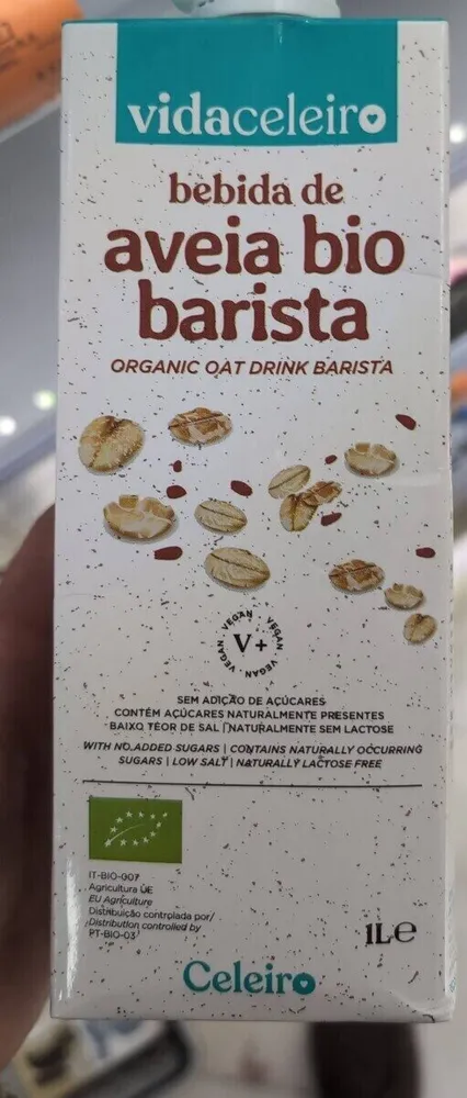 Bebida de aveia bio barista