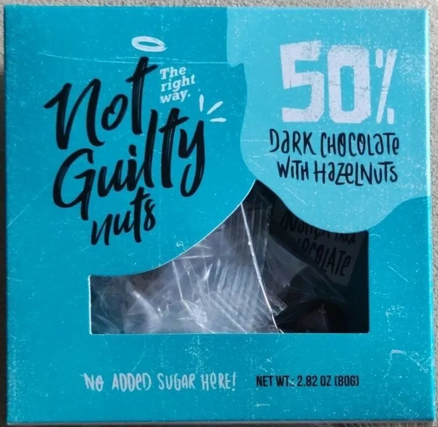 Not guilty nuts chocolate con avellana
