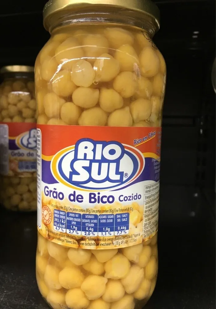 Grao de bico cozido