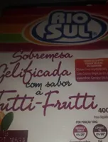 Sobrrmsa gelificada tutti fruitti