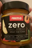 Zero fruit spread apricot pear