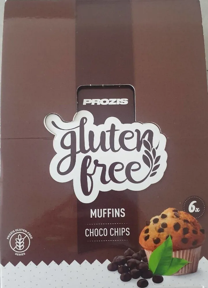 Muffins choco chips gluten free