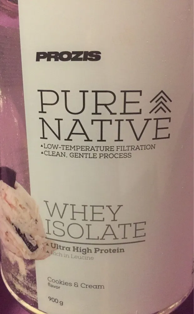 Prozis pure native whey isolate