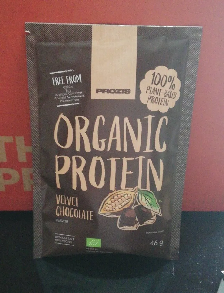Organic protein velvet chocolate