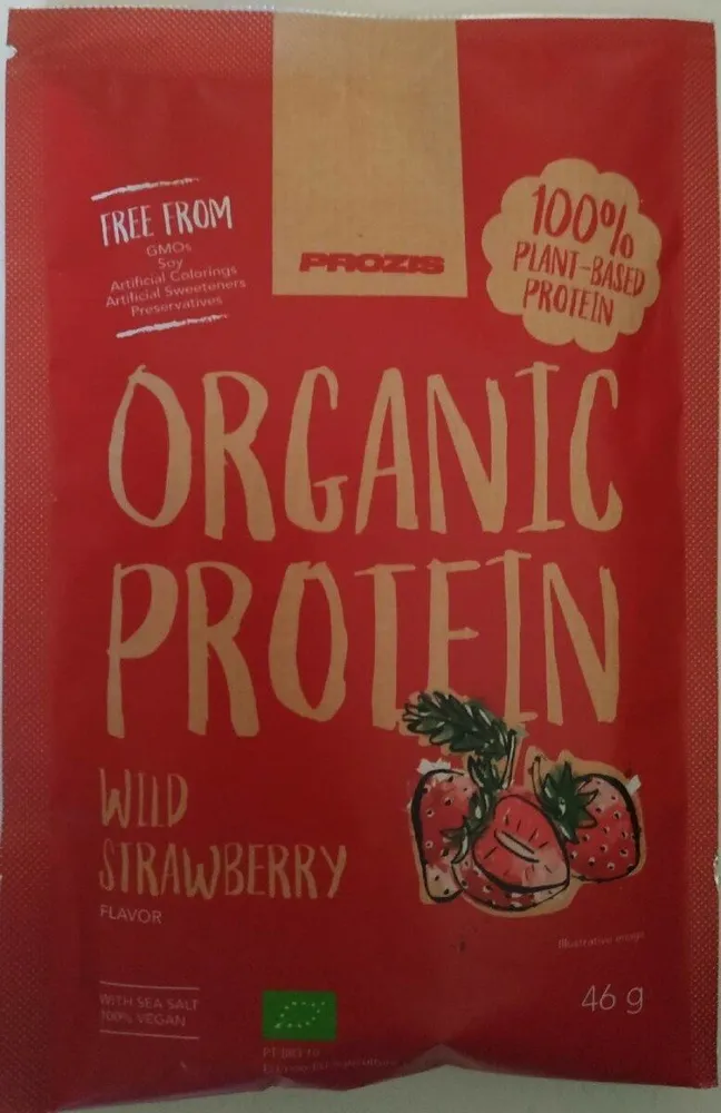 Organic protein wild strawberry