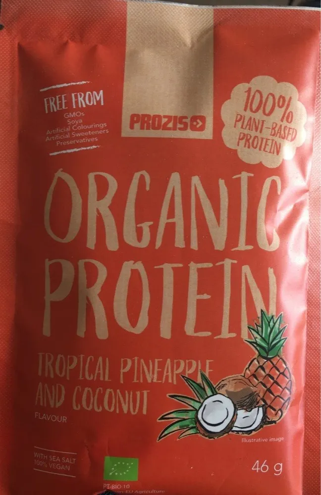 Organic protein tropicak pineapple and coconut