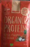 Organic protein tropicak pineapple and coconut
