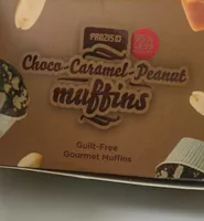 Muffins choco-caramel-peanut