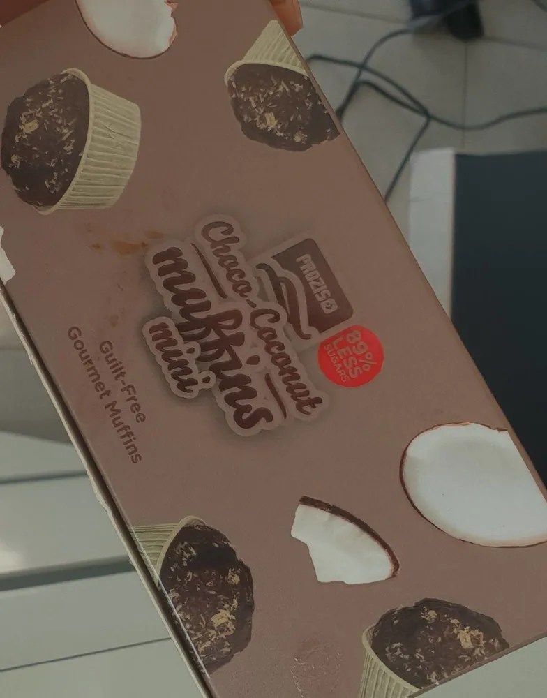 Muffin cacao coco