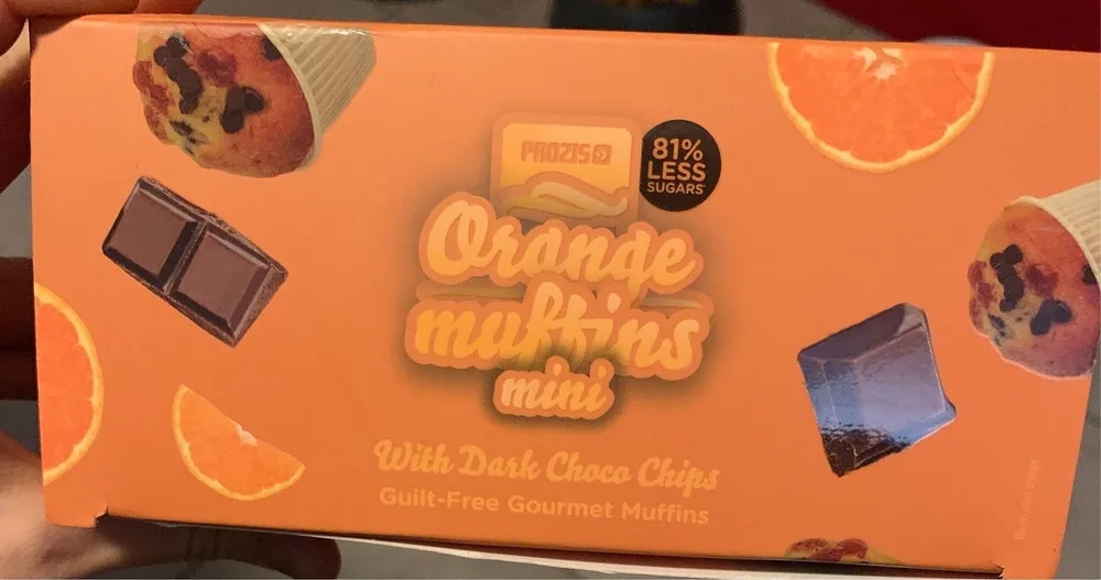 Orange muffins mini