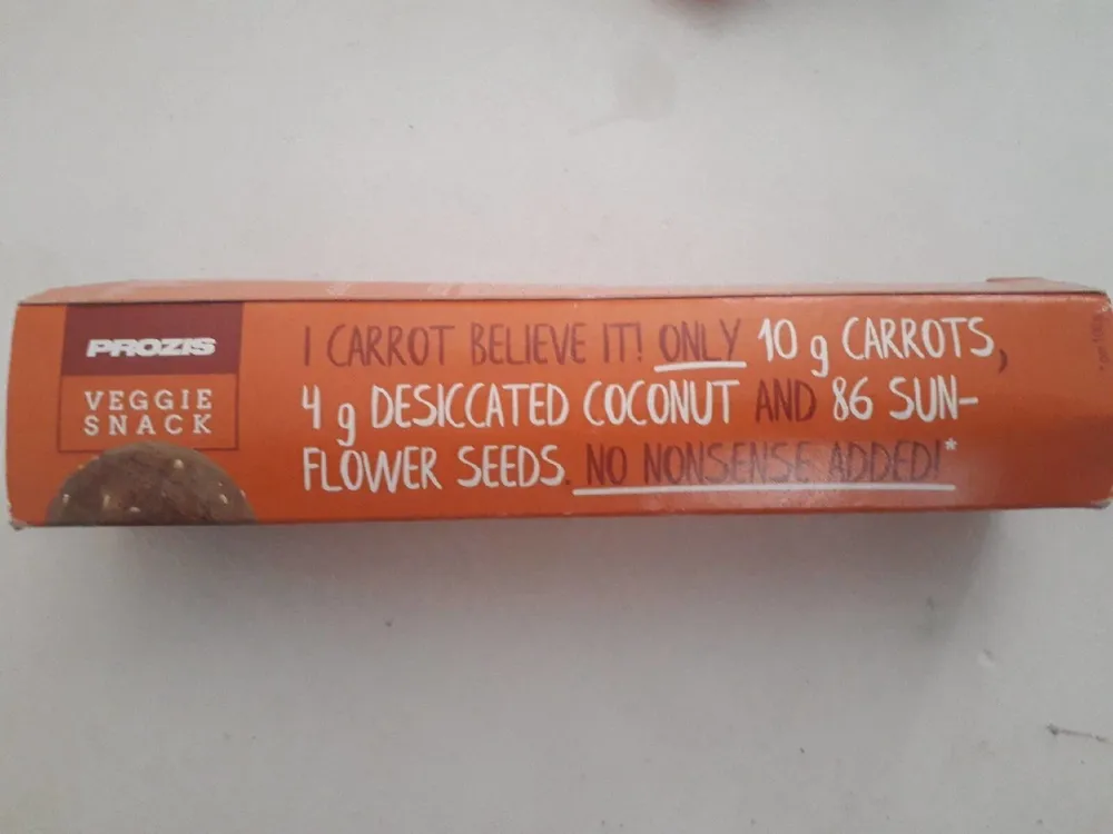 Prozis Veggie Snack Carrot