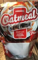 Oatmeal whey protein coffee caramel