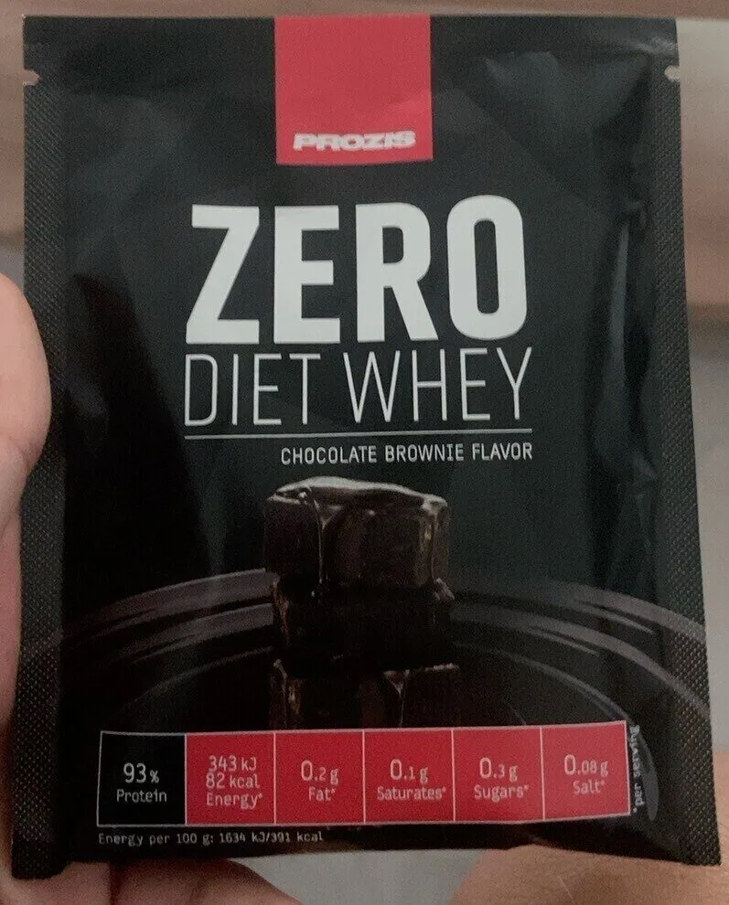 Zero diet whey chocolate brownie