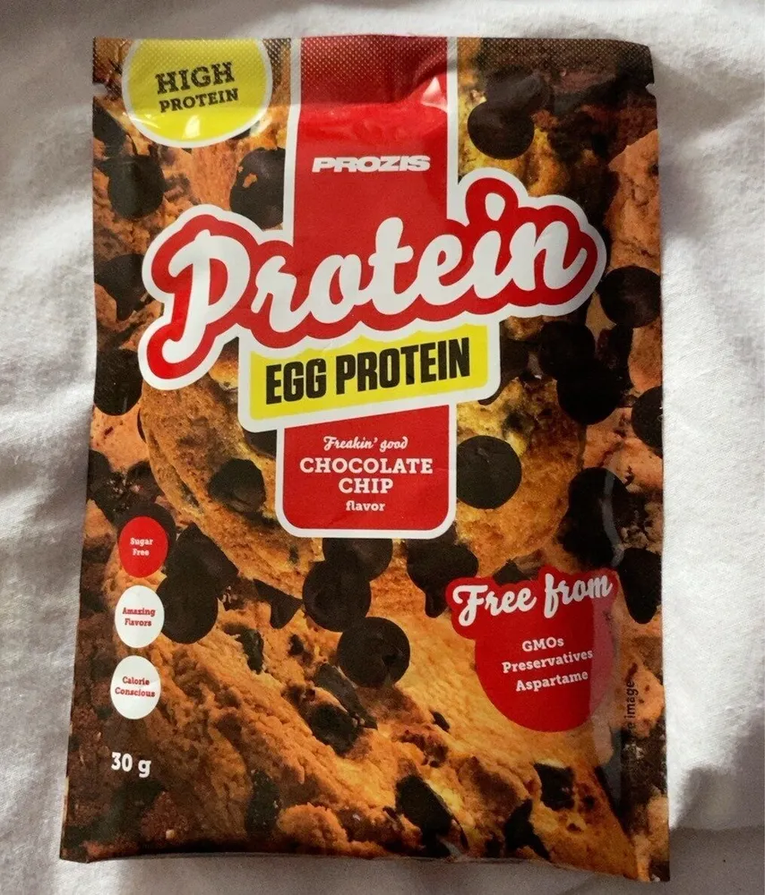 Egg protein chocolate chip