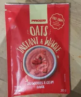 Farine avoine aromatisé fraise et crème